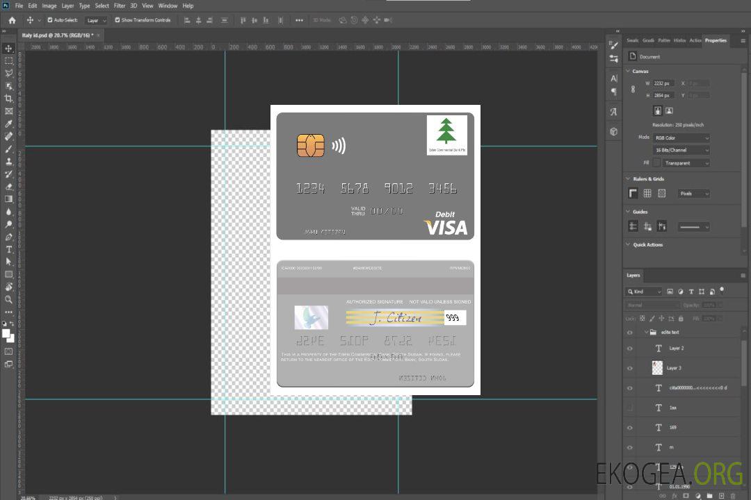 Carte de débit visa Eden Commercial Bank du Soudan du Sud template Carte de débit visa Eden Commercial Bank du Soudan du Sud template
